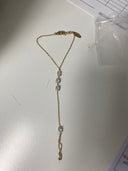 Elegance Oval Crystal Handkette 14K Vergoldet