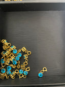 Breloque en cristal turquoise HI-LIFE