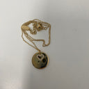 Everlasting Heart Gravur Kette 14K Vergoldet