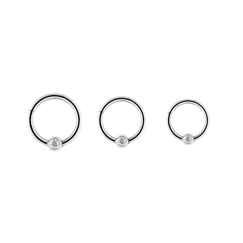 Iconic Stone Clicker Set Silber