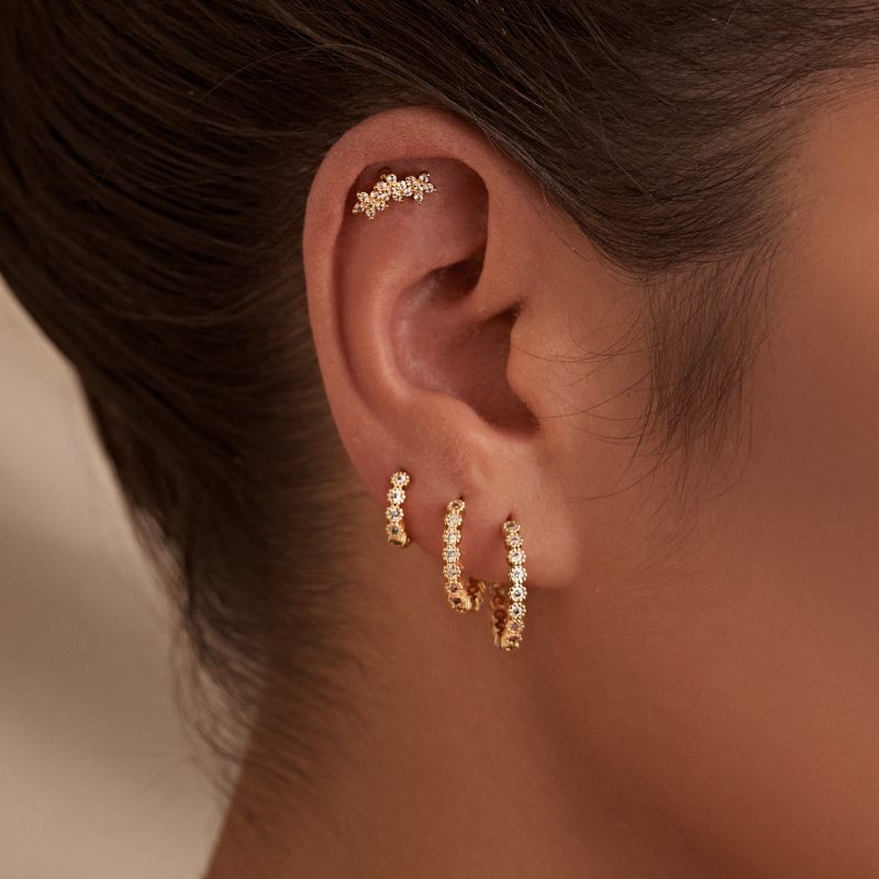 Irene Pave Ear Candy Gold