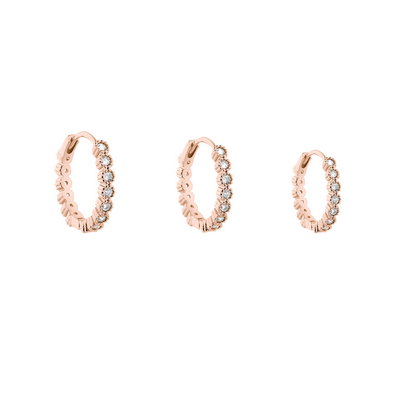 Irene Pave Ear Candy rose gold