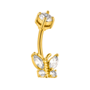 Ivanna Butterfly Belly Piercing - Titanium