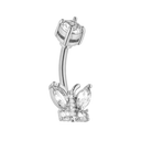 Ivanna Butterfly Belly Piercing - Titanium