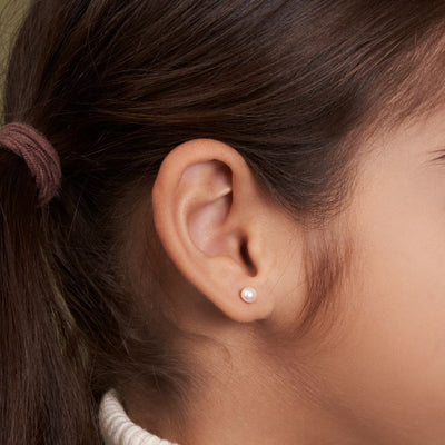 Boucles d'oreilles à tige en perles pour enfants
