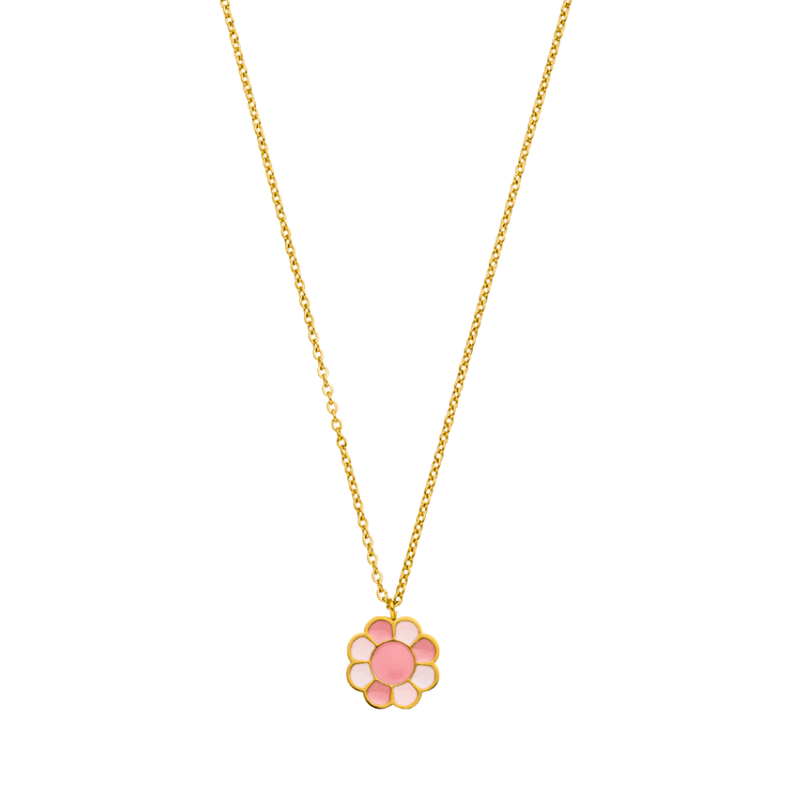 Kids Rose Flower Necklace