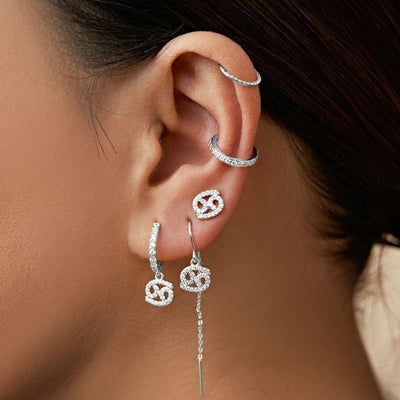 Cancer - Zodiac Dangle Earrings