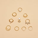 Dangle Eye Ear Piercing Gold