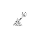 Limitless Pyramid Ear Piercing Silver