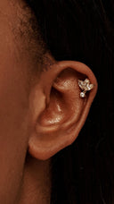 Lotus Piercing 14k Real Gold