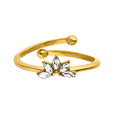 Lotus 2.0 Simple Ring 14K Gold Plated