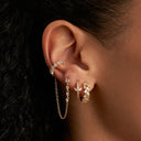 Naomi Pave Earstud Earcuff