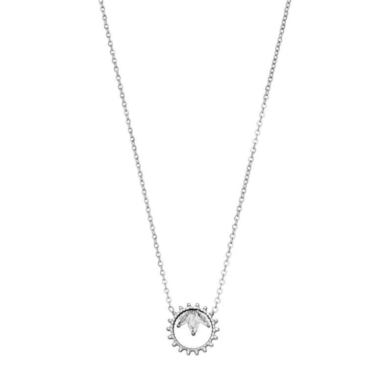 Lotus Sol Necklace 14K Gold Plated