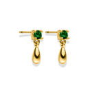 Lucky Teardrop Ohrstecker 14K Vergoldet