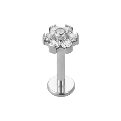 Magic Flower Labret Piercing - Titan