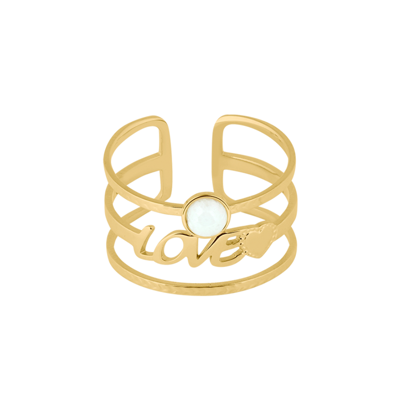 Majestic Love Ring 14K Gold Plated