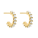 Majestic Pearl ear studs 14K gold plated