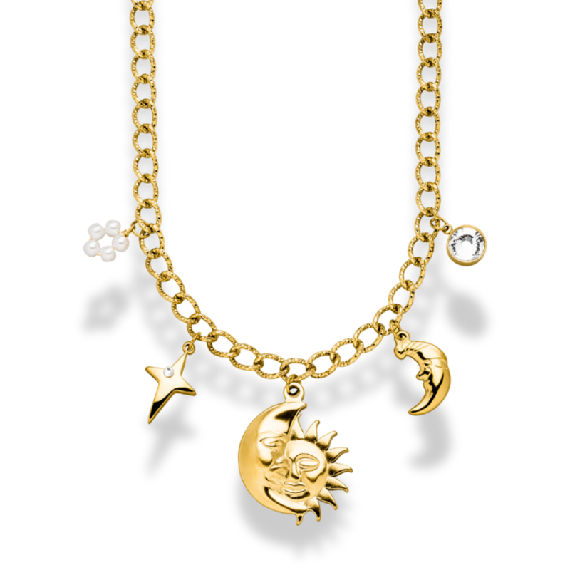 Manifest Charm Necklace 14K Gold Plated