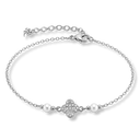 Melsol Lucky Flower Pearl Armband 14K vergoldet