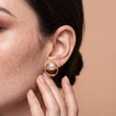 Melsol Meltdown Pearl Ohrstecker 14K Vergoldet