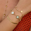 Meltdown Coin Armband 14K Vergoldet