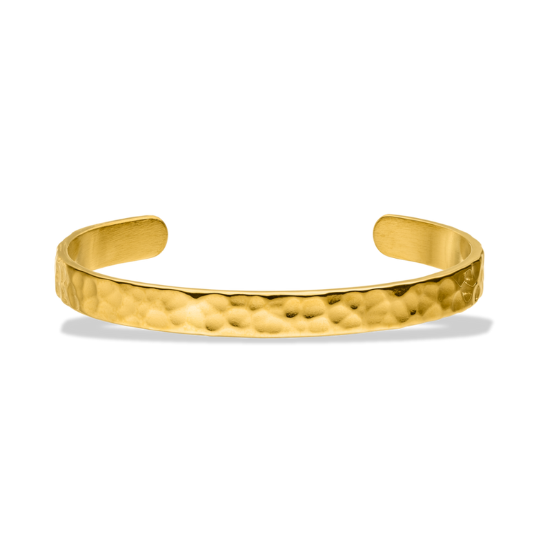 Meltdown Simple Bangle 18K Gold Plated