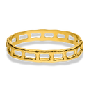 Meltdown Grid Armreif 14K Vergoldet