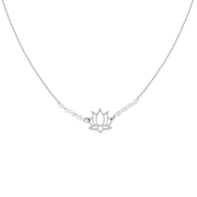 Mesmerizing Lotus Necklace 18K Gold Plated