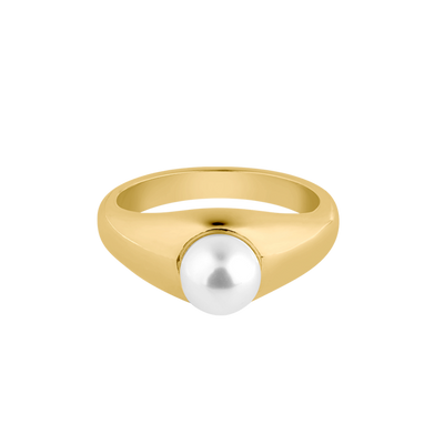 Mesmerizing Pearl Ring 14K Vergoldet