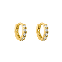 Mini Huggie Hoop Ohrringe - Titan