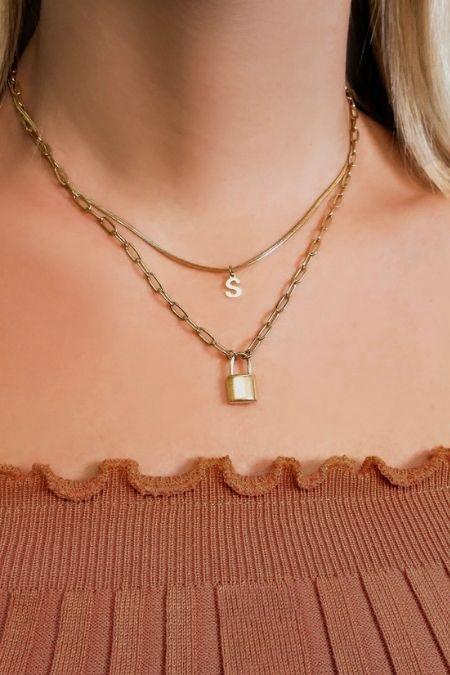 Mini Sleek Initial Necklace