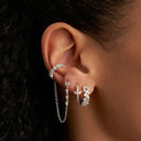 Naomi Pave Earstud Earcuff