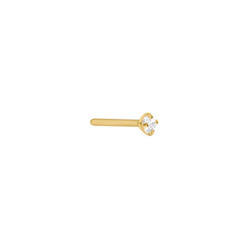 Nose piercing gold 316L surgical steel