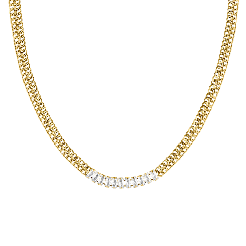 Nereya Baguette Fine Necklace Gold