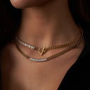 Nereya Baguette Fine Necklace Gold