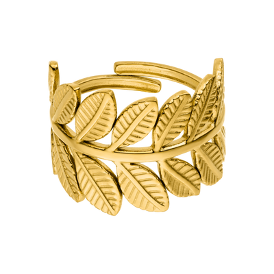 Nereya Leaf Ring 14K Vergoldet