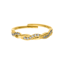 Nereya Pave Ring 14K Gold Plated