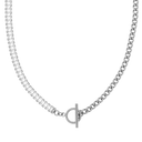 Nereya Baguette T-Bar Necklace 14K Gold Plated