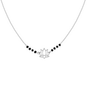 Noir Mesmerizing Lotus Necklace 18K Gold Plated