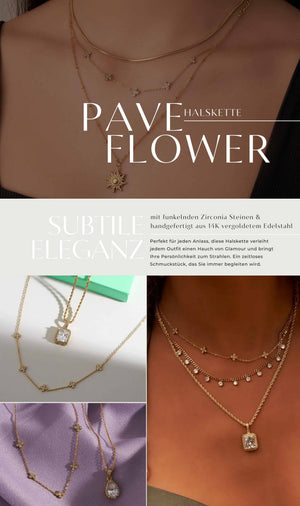 Pave Flower Halskette by HI-LIFE