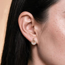 Pave Eternal Aura Ohrstecker 14K Vergoldet