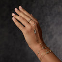 Pave Soul Handkette 14K Vergoldet