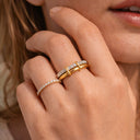 Hi-Life Pave Ring 18K Vergoldet