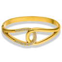 Pave Connection Armreif 14K vergoldet