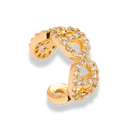Pave Deluxe Earcuff 14K Vergoldet