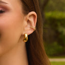 Pave Deluxe Earcuff 14K Vergoldet
