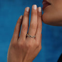 Pave Flow Deluxe Ring 14K Vergoldet