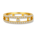 Pave Soul Infinity Ring 14K Vergoldet