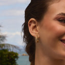 Pave Soul Ohrstecker 14K Vergoldet