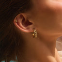 Pave Soul Ohrstecker 14K Vergoldet